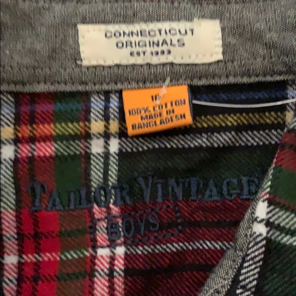 Tailor Vintage Plaid Dress Shirt - Picture 4 of 4